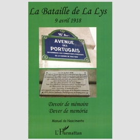 La bataille de la lys