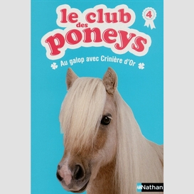 Au galop avec criniere d'or