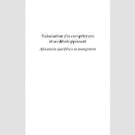 Valorisation des compétences et co-développement