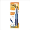 2/pqt stylo rt med bleu glide