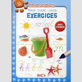 Exercices (plage) 4-5 ans