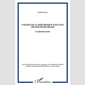 L'école de la république face aux jeunes musulmans