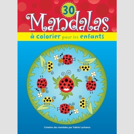 30 mandalas a colorier pour les enfants