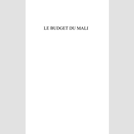 Le budget du mali