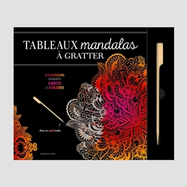 Tableaux mandalas a gratter