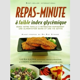 Repas-minute a faible index glycemique