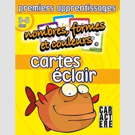 Nombres formes et couleurs 3-5 ans(carte