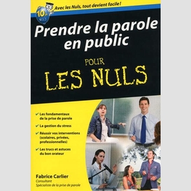 Prendre la parole en public