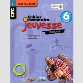 Grammaire jeunesse cahier 6e annee