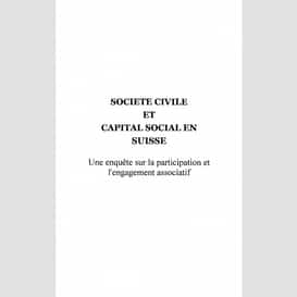 Société civile et capital social en suisse