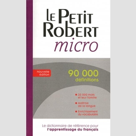 Petit robert micro -le