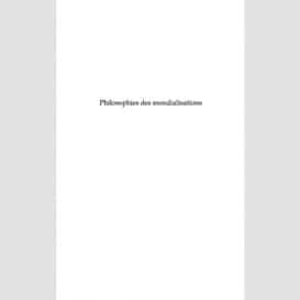 Philosophies des mondialisations