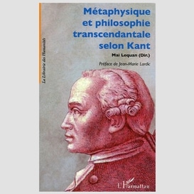 Métaphysique et philosophie transcendantale selon kant