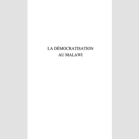 La démocratisation au malawi