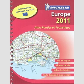 Atlas routier europe 2011