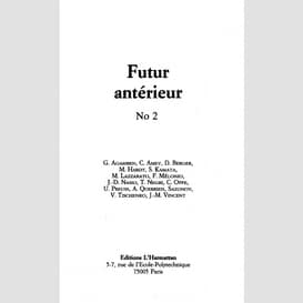 Futur antérieur 2