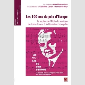 Les 100 ans du prix d'europe