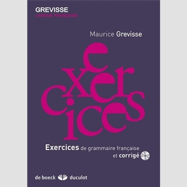 Exercices grammaires francaise (grevisse