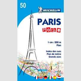 Paris plan de poche 50 carte ville
