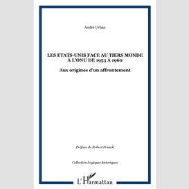 Les etats-unis face au tiers monde à l'onu de 1953 à 1960