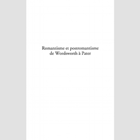 Romantisme et postromantisme