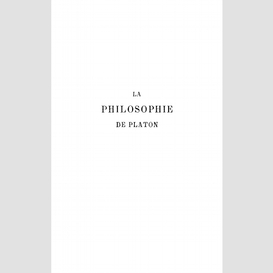 Philosophie de platon la  2