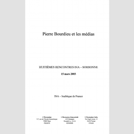 Pierre bourdieu et les médias