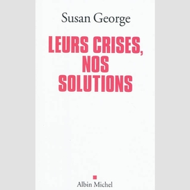 Leurs crises, nos solutions