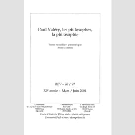 Paul valéry, les philosophes, la philosophie (66/67)