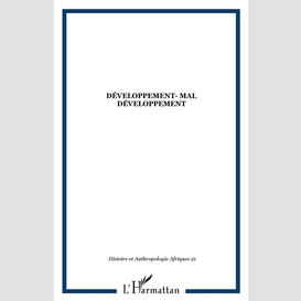 Développement- mal développement