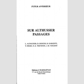 Sur althusser