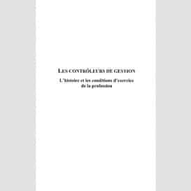 Les contrôleurs de gestion