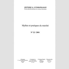 Mythes et pratiques du marché