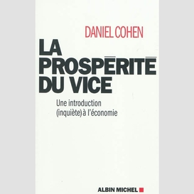 La prospérité du vice