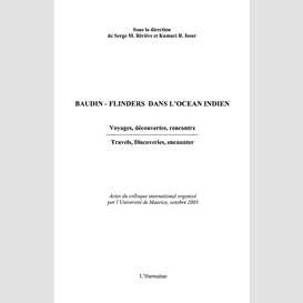 Baudin - flinders dans l'océan indien