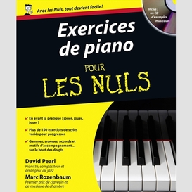 Exercices de piano + 1cd