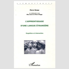 L'apprentissage d'une langue étrangère