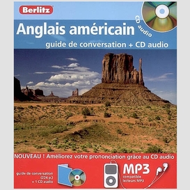 Anglais americain + cd audio -guide conv