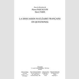 La dissuasion nucléaire française en question(s)