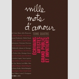 Mille mots d'amour t.4 (coffret)