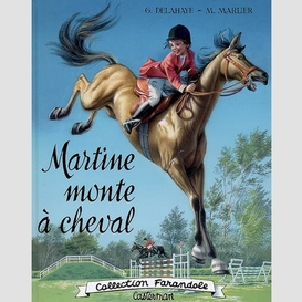 Martine monte a cheval(