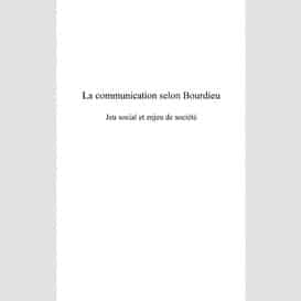 La communication selon bourdieu