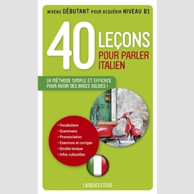 40 lecons parler italien