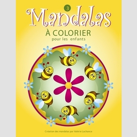 Mandalas a colorier pour enfants t.3