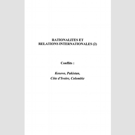 Rationalité et relations internationales (2)