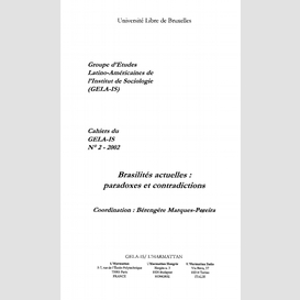 Brasilités actuelles : paradoxes et contradictions