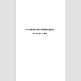 Nourritures, sociétés et religions