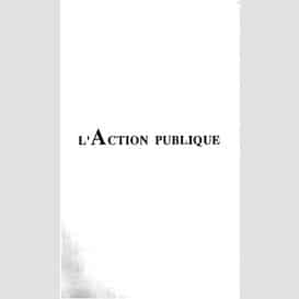 L'action publique