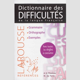 Dict des difficultes langue francaise