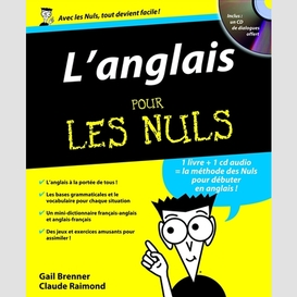 Anglais (+cd) (l')